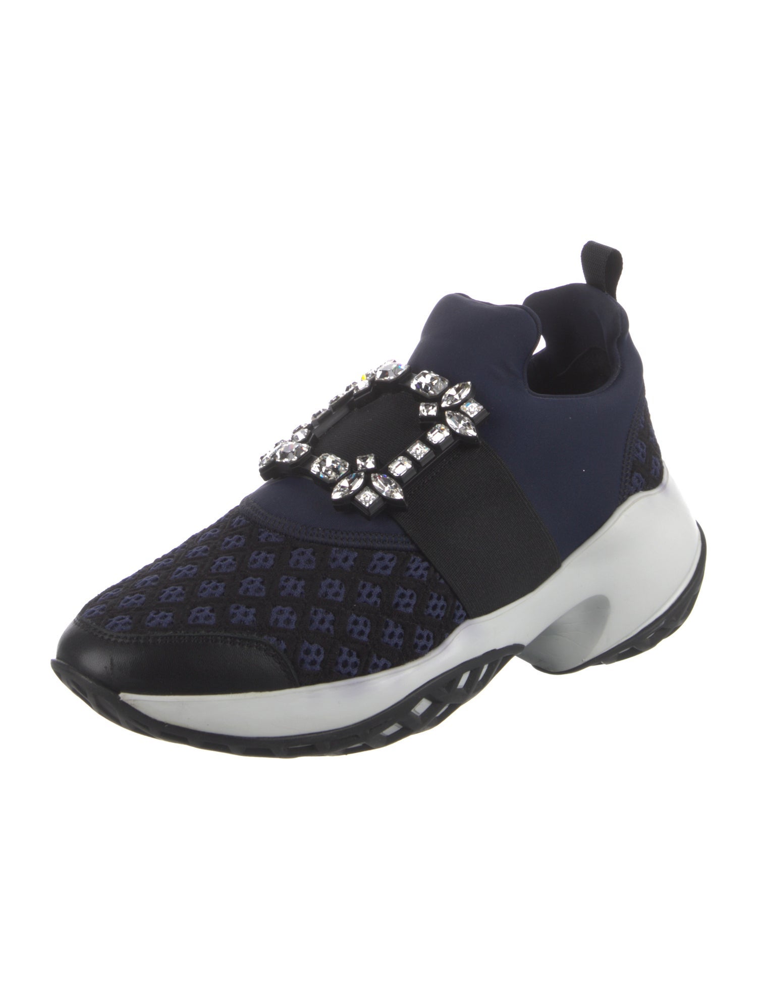 Roger Vivier Mesh Accents Athletic Sneakers