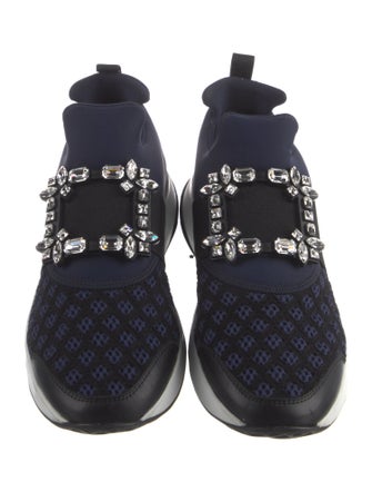 Roger Vivier Mesh Accents Athletic Sneakers