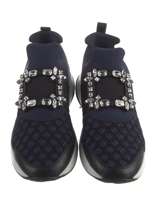 Roger Vivier Mesh Accents Athletic Sneakers