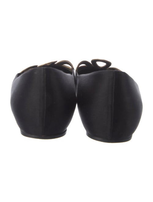 Roger Vivier Satin Flats