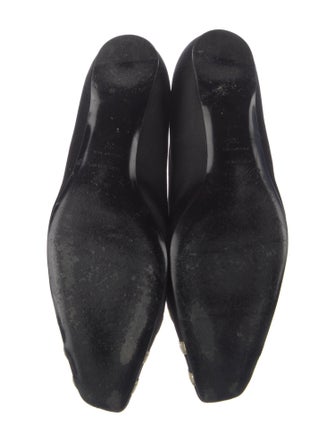 Roger Vivier Satin Flats