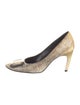 Roger Vivier Snakeskin Animal Print Pumps