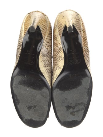 Roger Vivier Snakeskin Animal Print Pumps