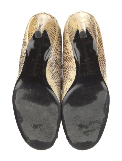 Roger Vivier Snakeskin Animal Print Pumps