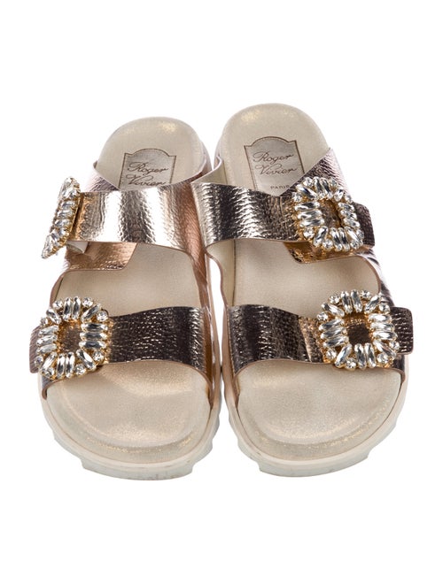 Roger Vivier Leather Slides