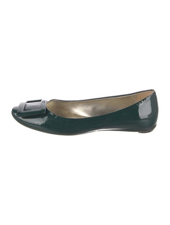 Roger Vivier Patent Leather Flats