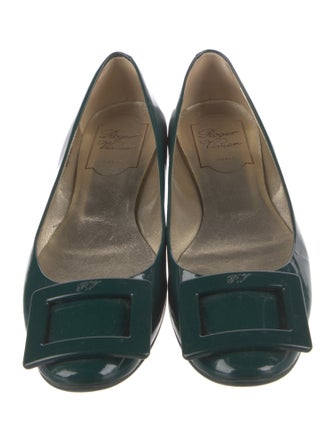 Roger Vivier Patent Leather Flats