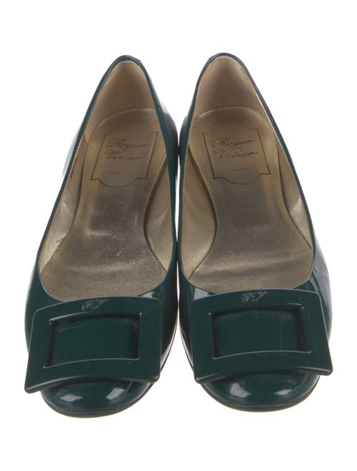 Roger Vivier Patent Leather Flats
