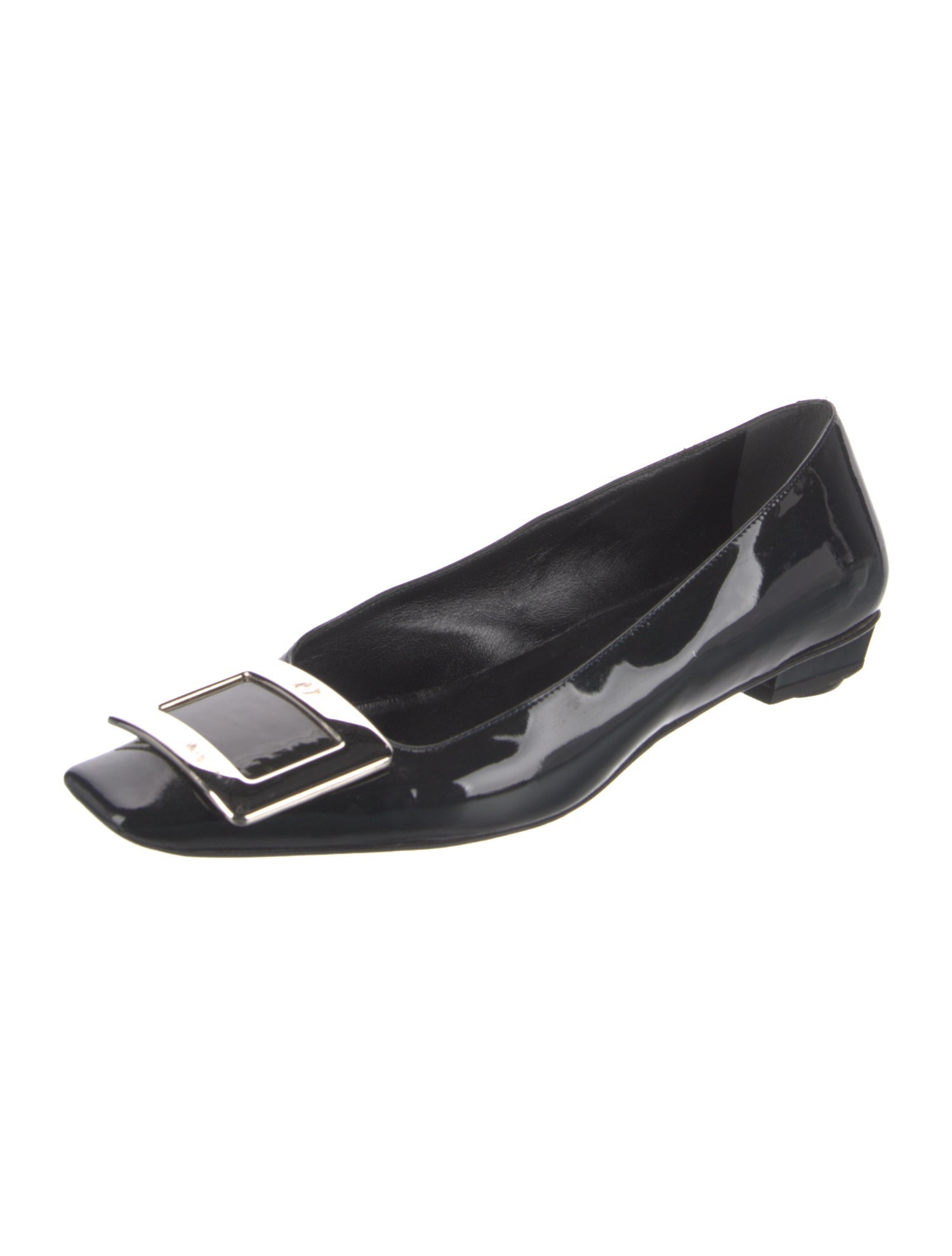 Roger Vivier Patent Leather Flats
