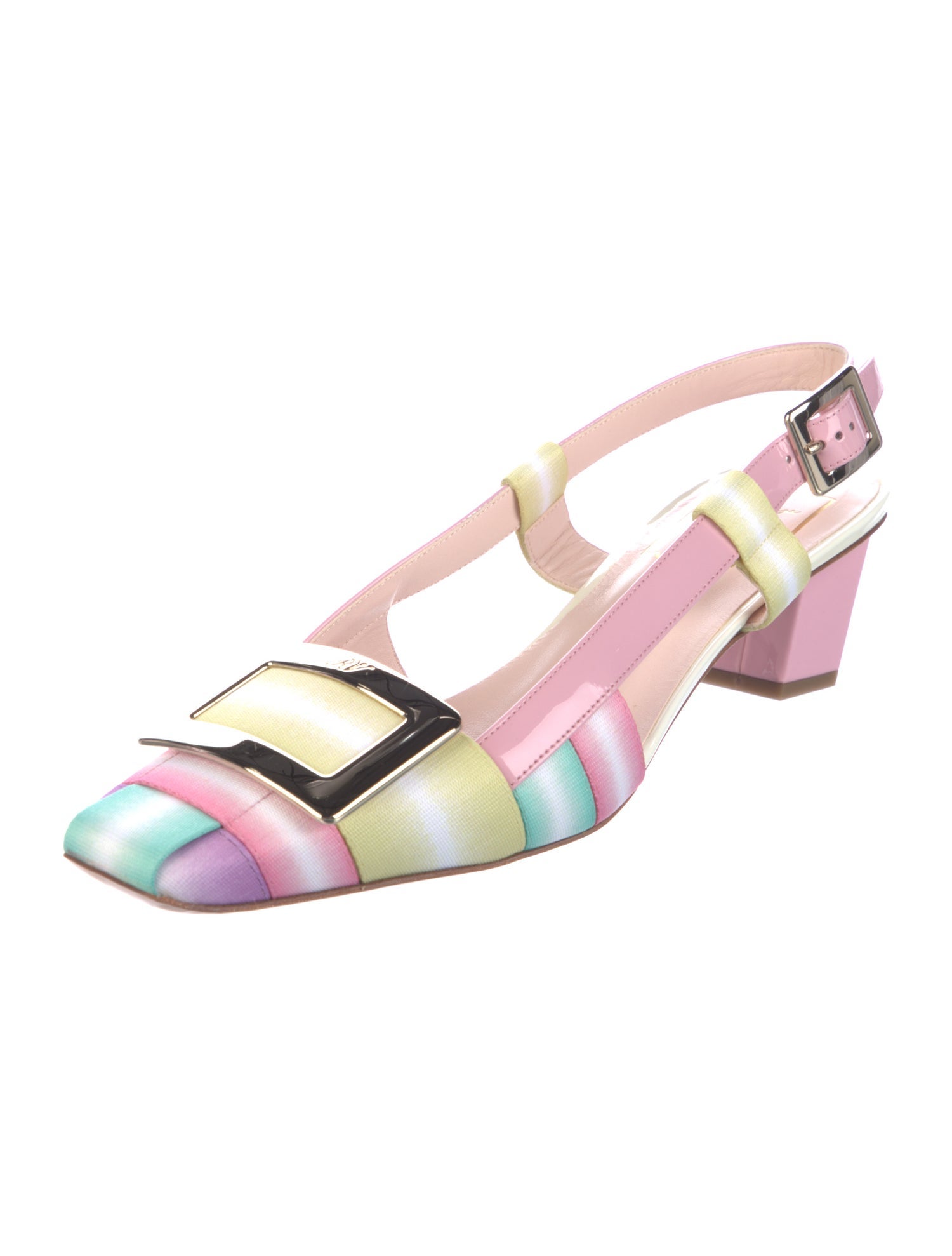 Roger Vivier Printed Slingback Pumps