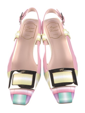 Roger Vivier Printed Slingback Pumps