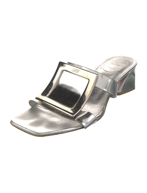 Roger Vivier Patent Leather Slides