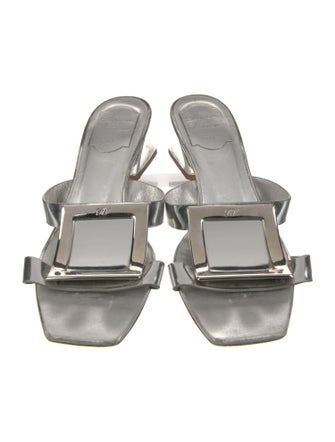 Roger Vivier Patent Leather Slides