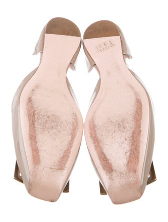 Roger Vivier Patent Leather D'Orsay Flats