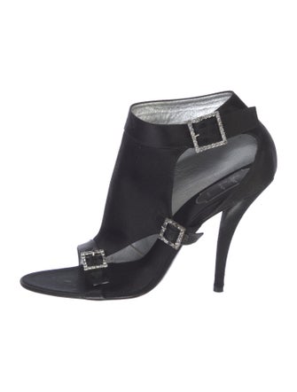 Roger Vivier Satin Slingback Sandals