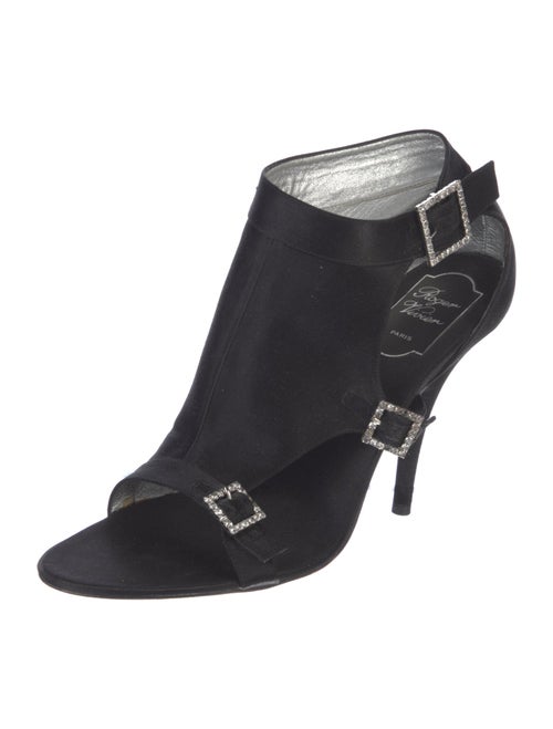 Roger Vivier Satin Slingback Sandals