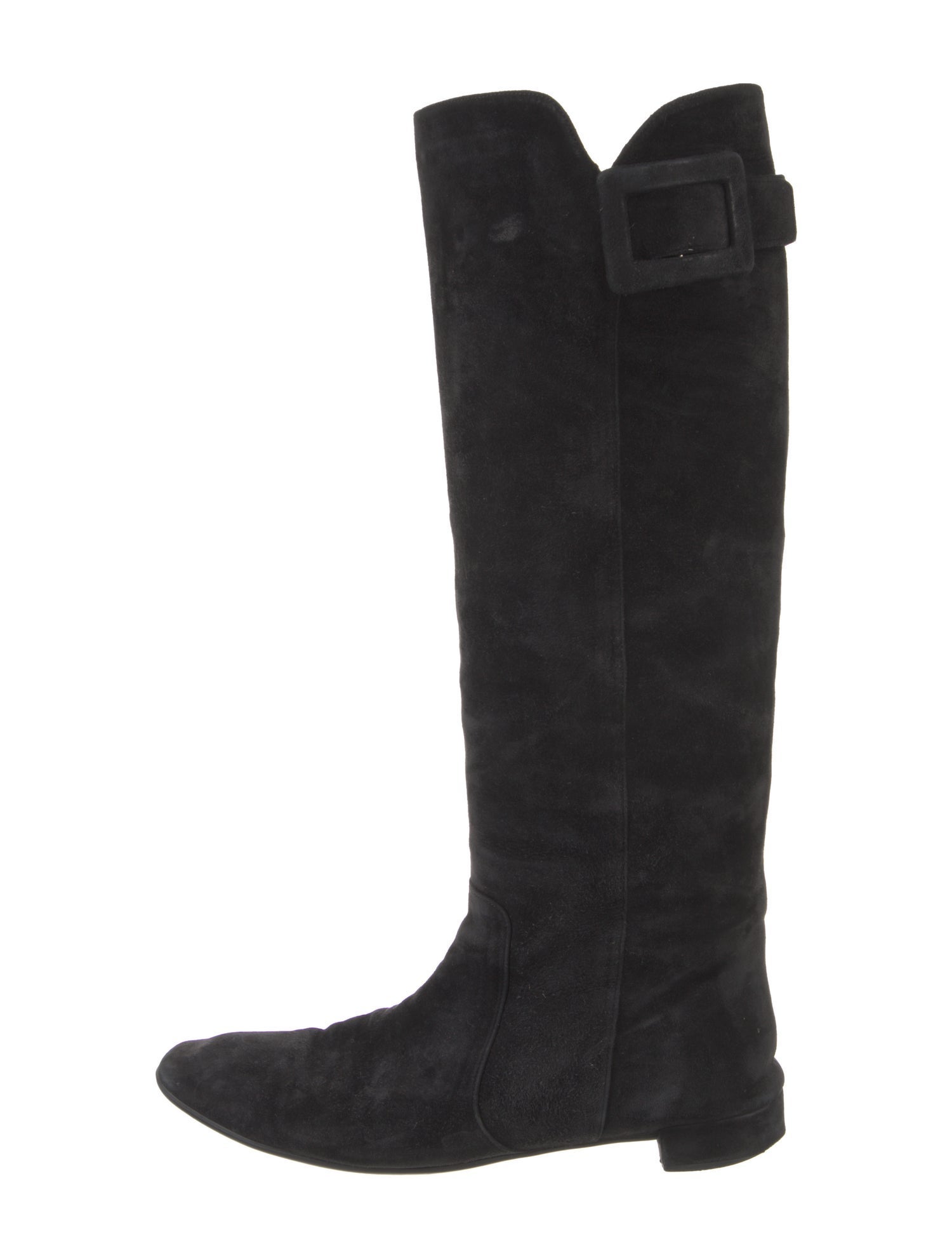 Roger Vivier Suede Riding Boots