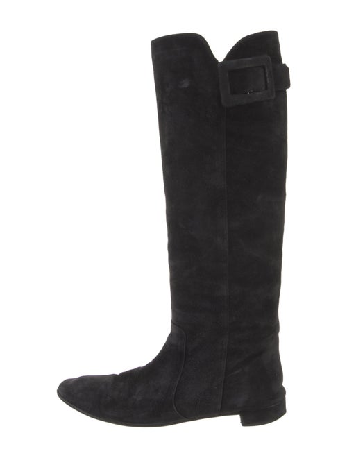 Roger Vivier Suede Riding Boots