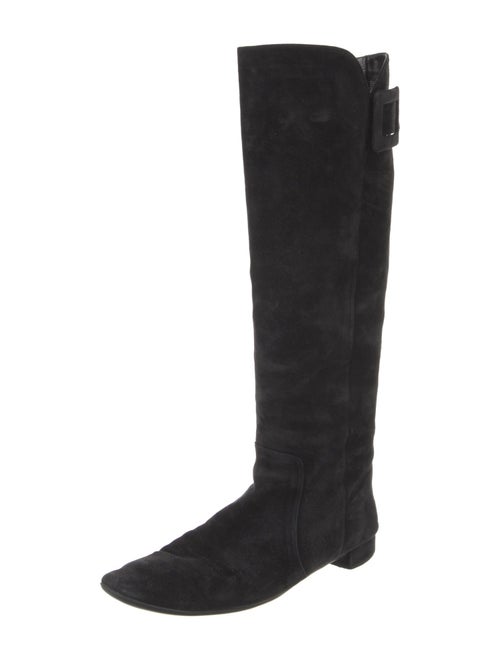 Roger Vivier Suede Riding Boots