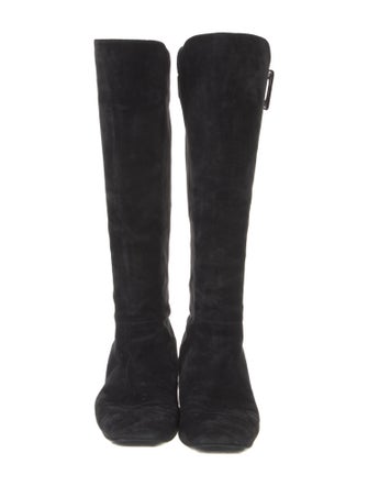 Roger Vivier Suede Riding Boots