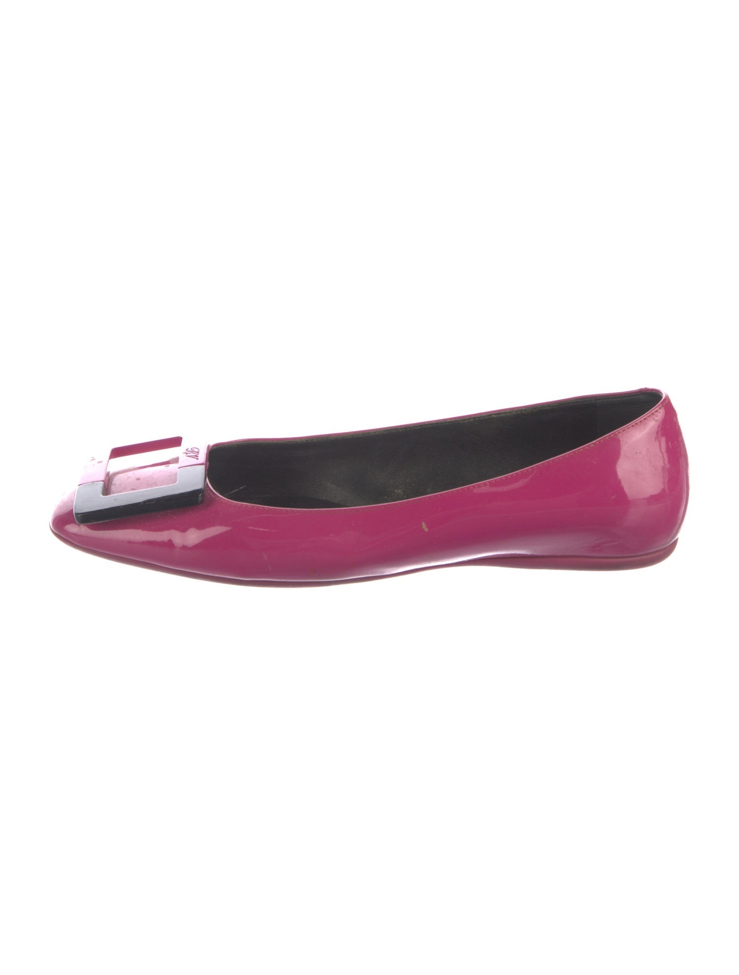 Roger Vivier Patent Leather Ballet Flats