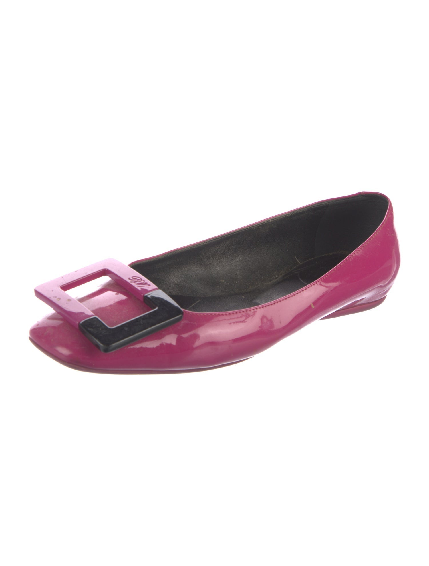 Roger Vivier Patent Leather Ballet Flats