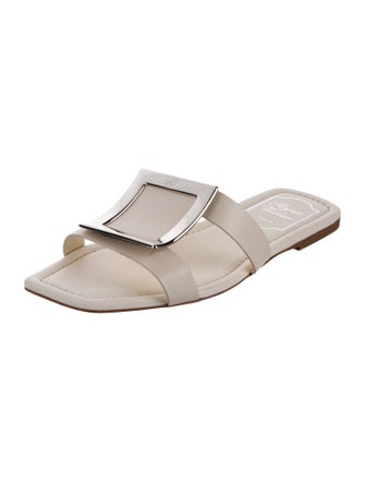Roger Vivier Leather Slides