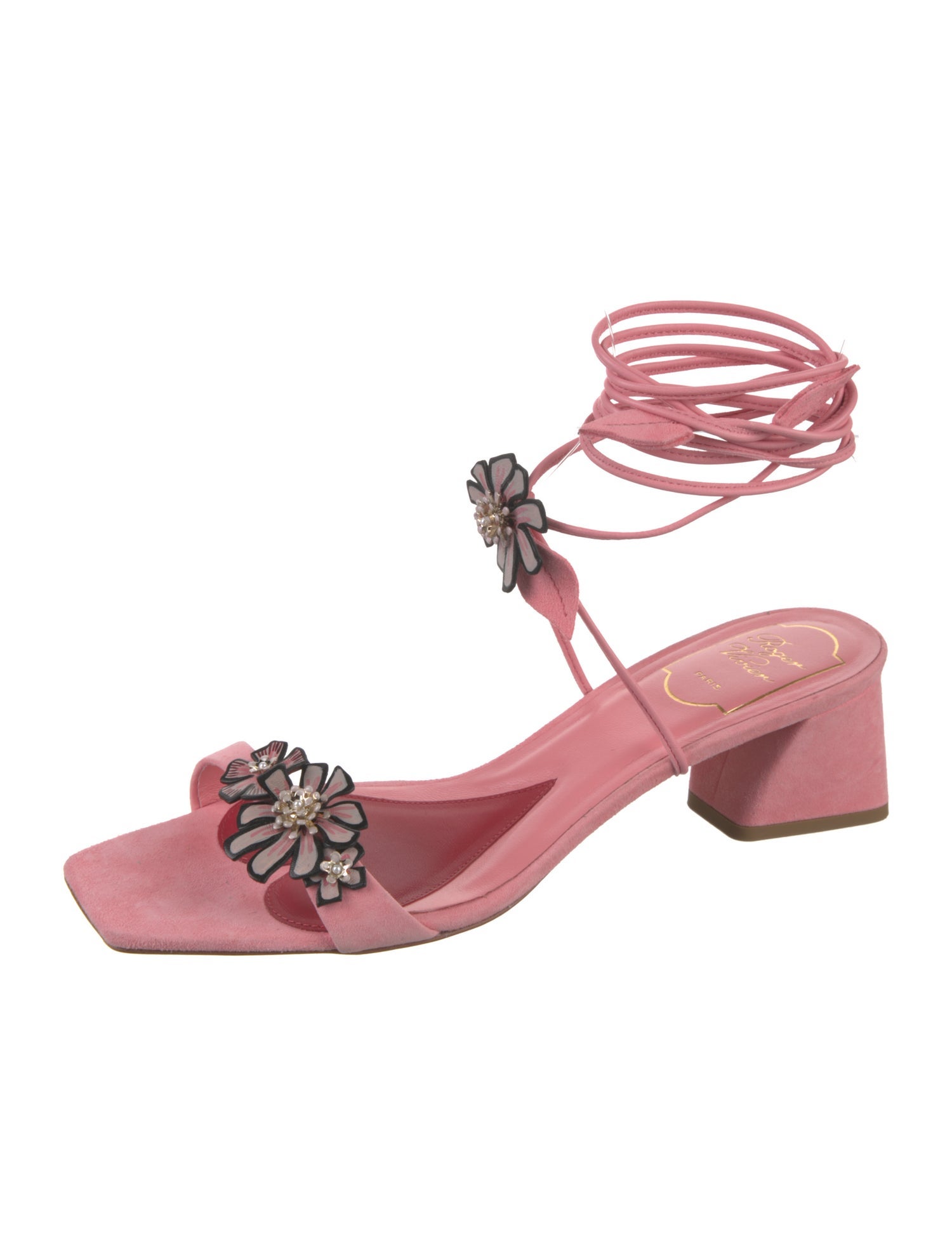 Roger Vivier Suede Sandals