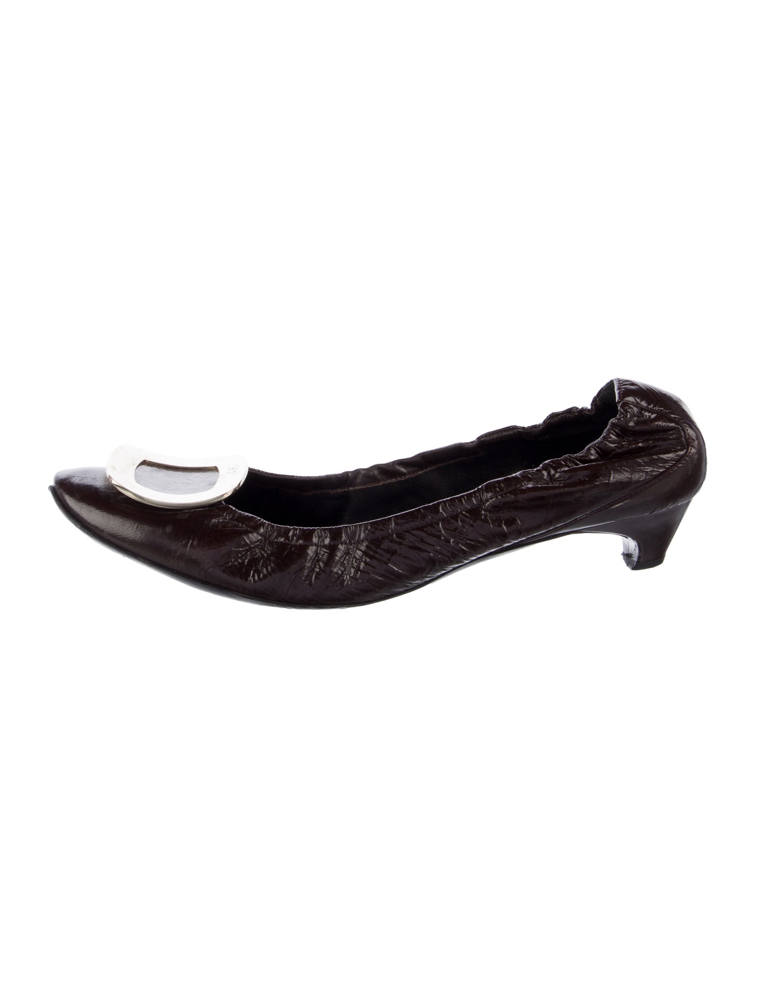 Roger Vivier Patent Leather Printed Pumps