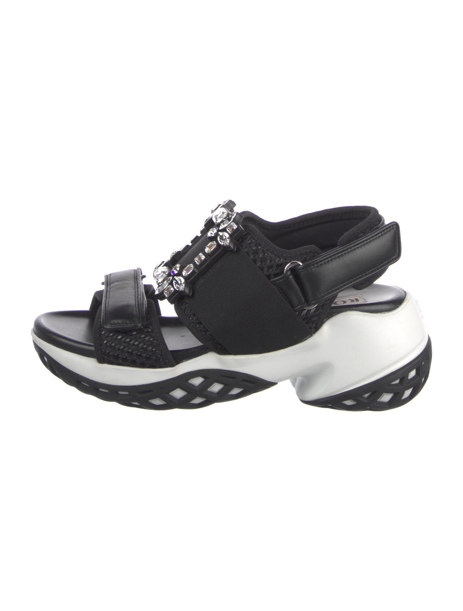 Roger Vivier Leather Patterned Sandals