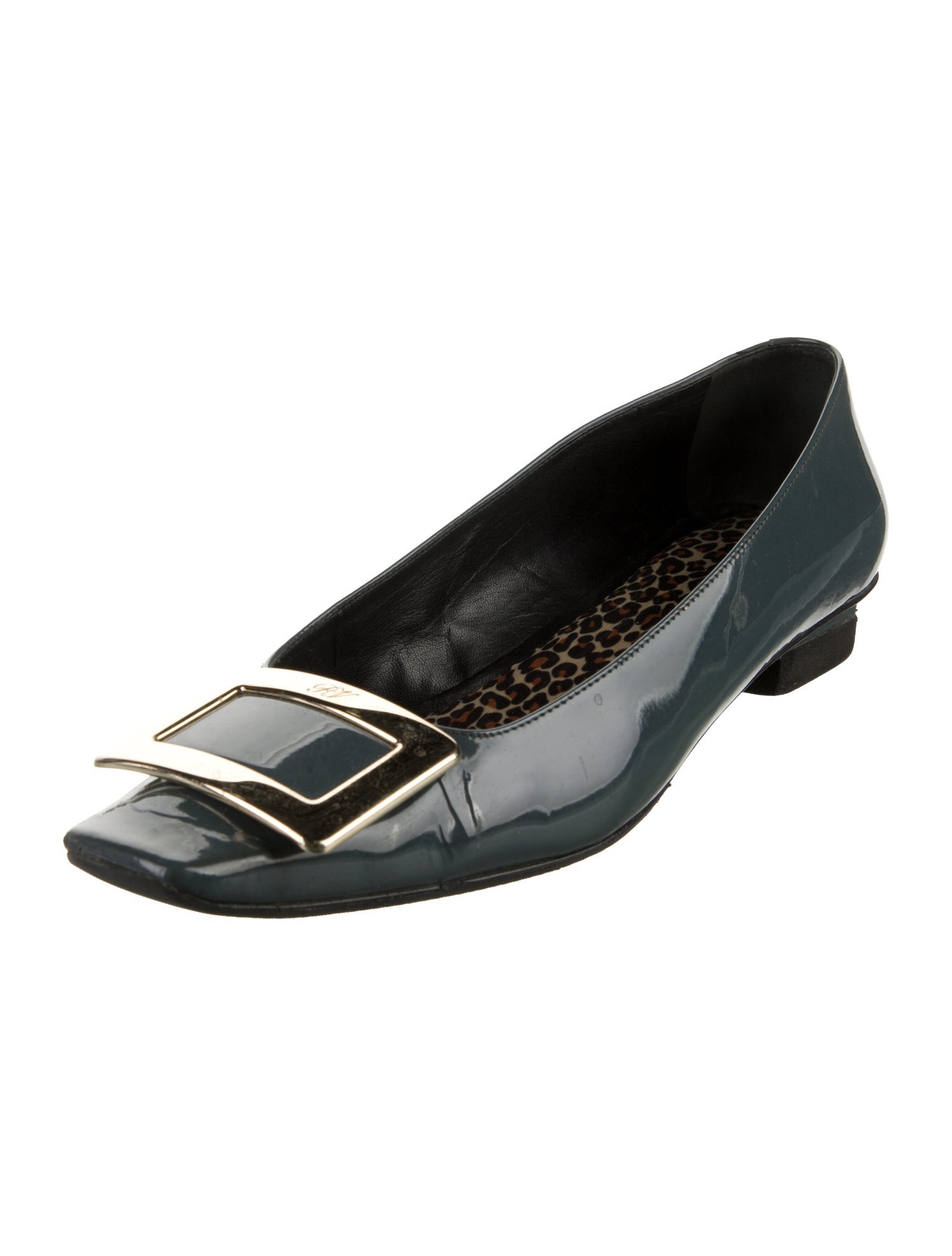 Roger Vivier Patent Leather Flats