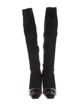 Roger Vivier Suede Sock Boots