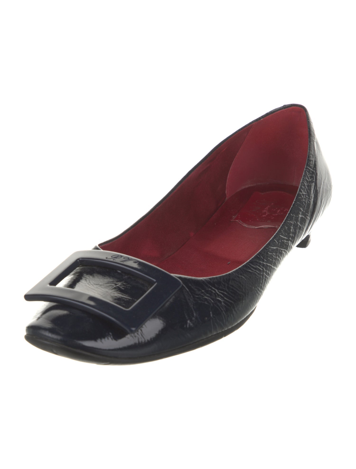 Roger Vivier Patent Leather Ballet Flats