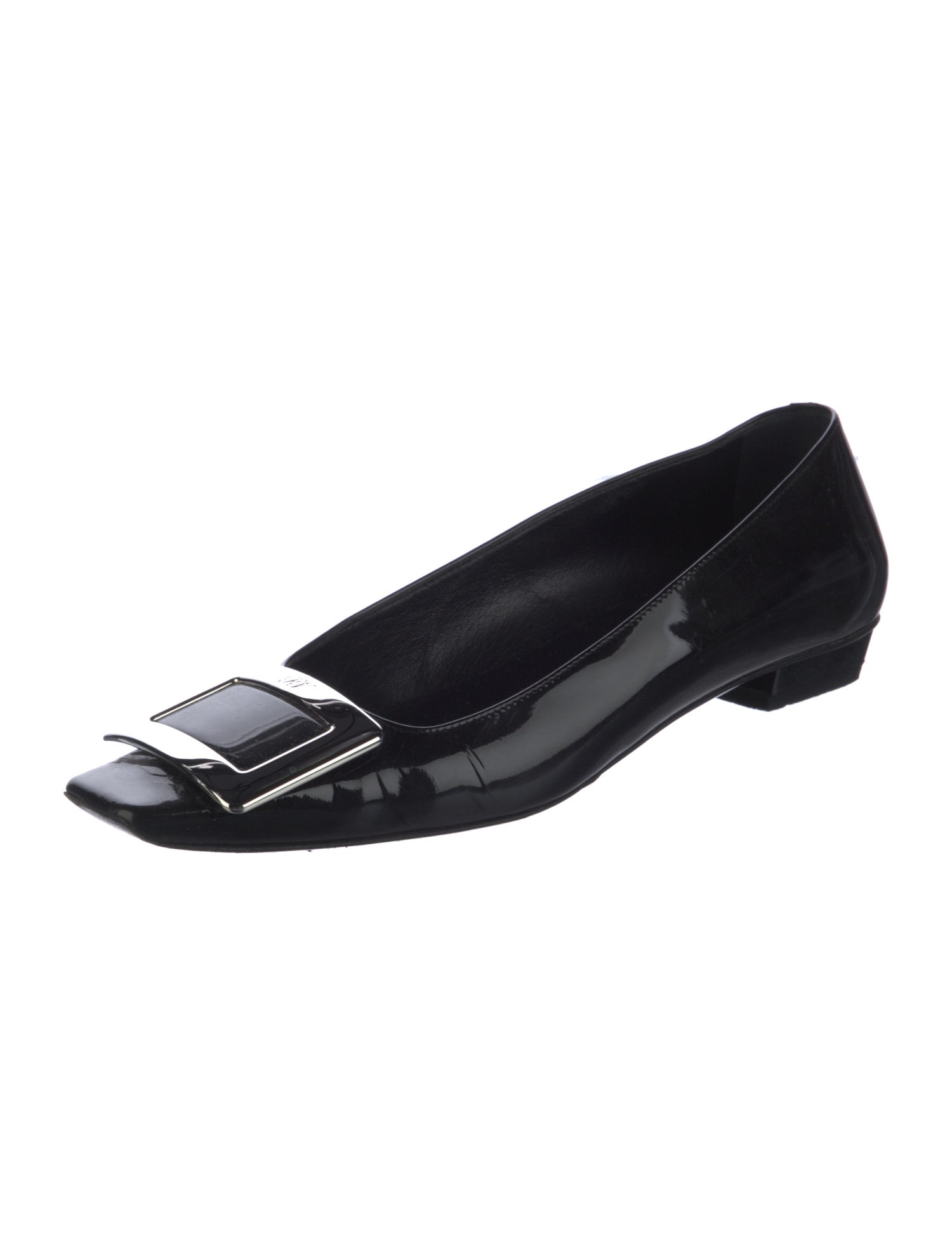 Roger Vivier Patent Leather Flats
