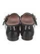 Roger Vivier Patent Leather Crystal Embellishments Mary Jane Flats