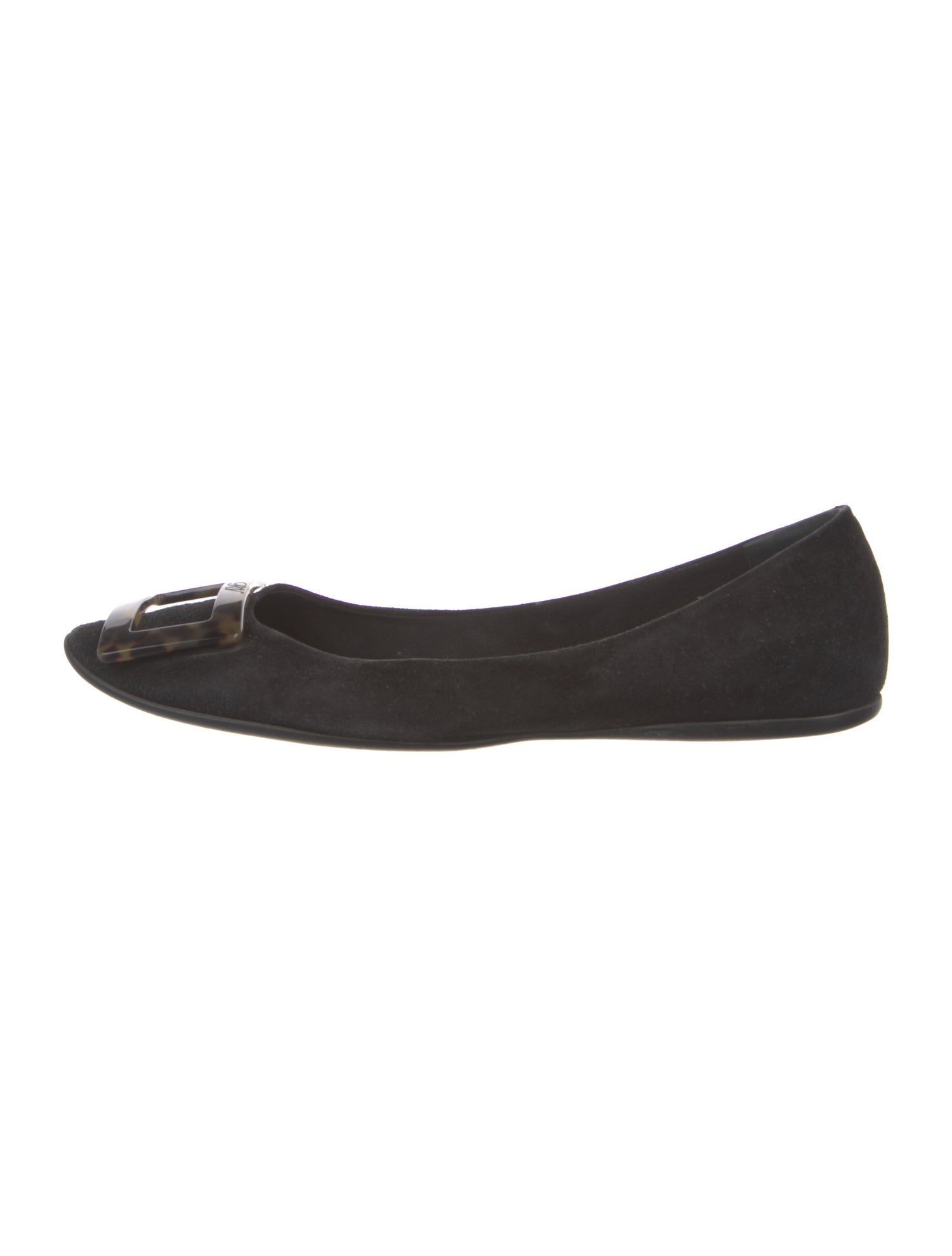 Roger Vivier Suede Flats