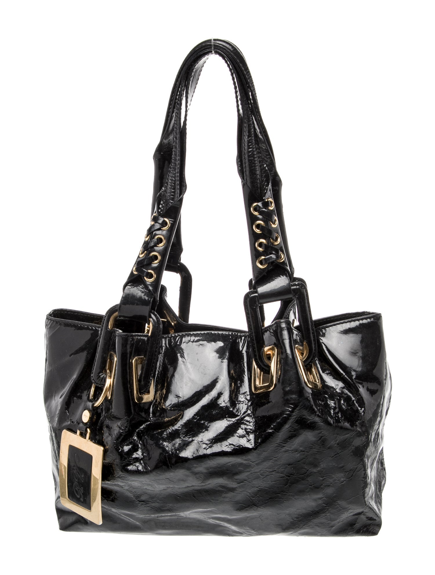 Roger Vivier Patent Leather Tote