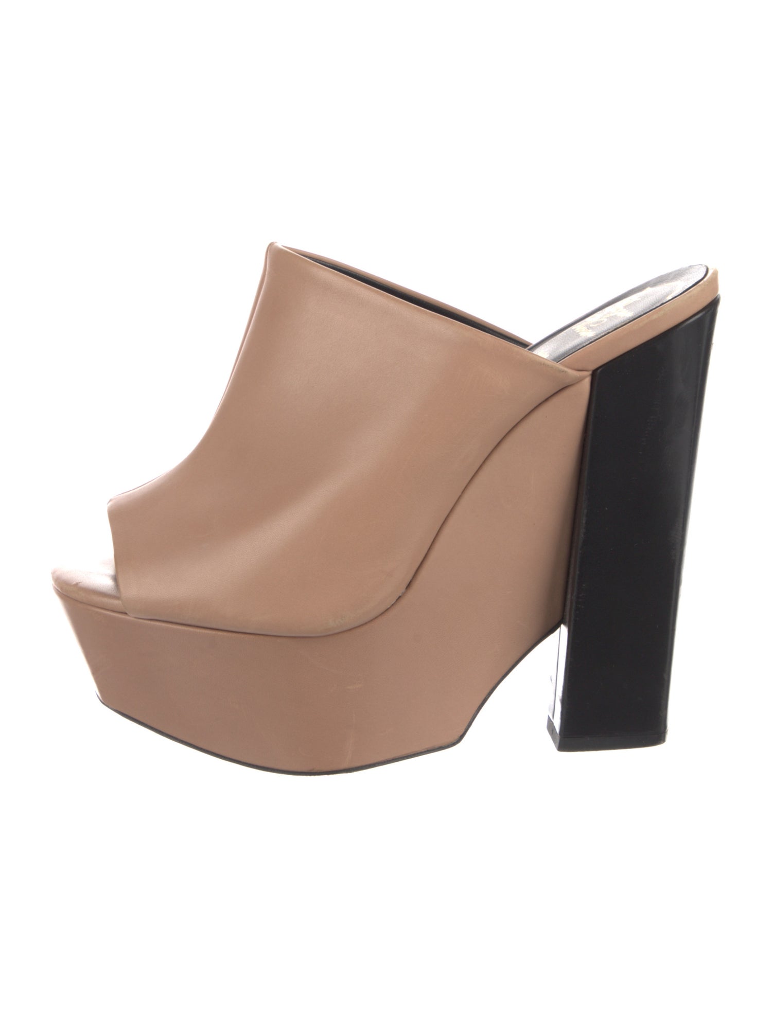 Roger Vivier Leather Mules