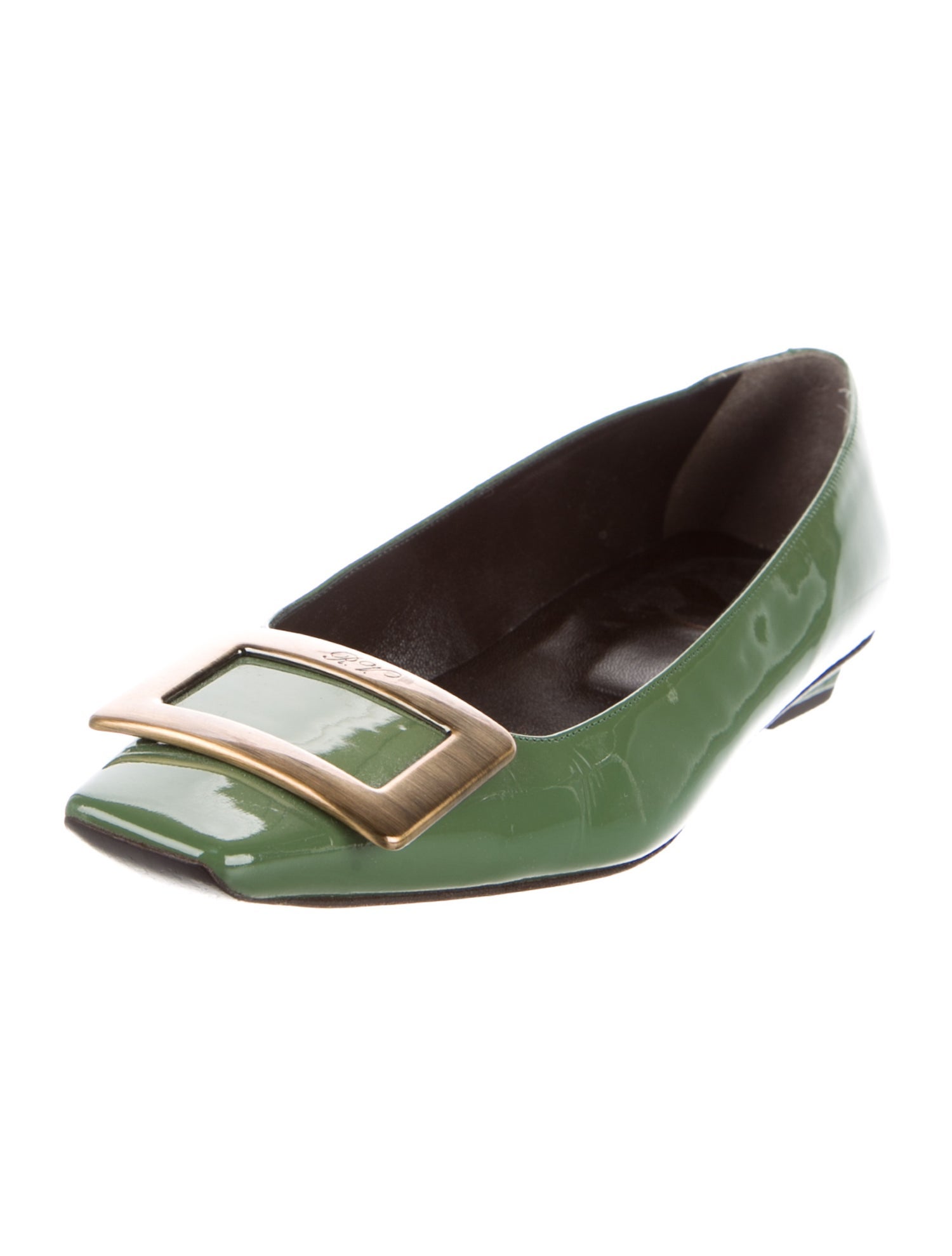 Roger Vivier Patent Leather Flats