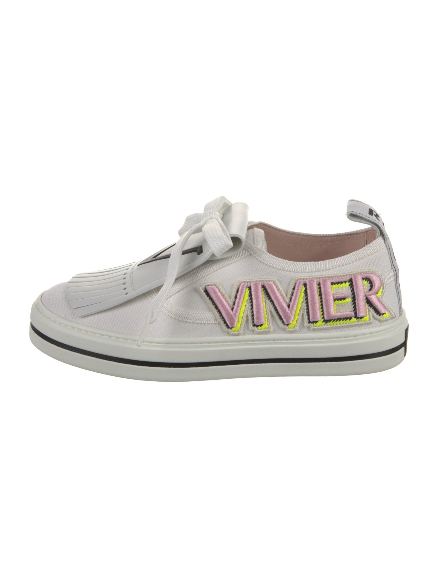 Roger Vivier Canvas Patterned Sneakers