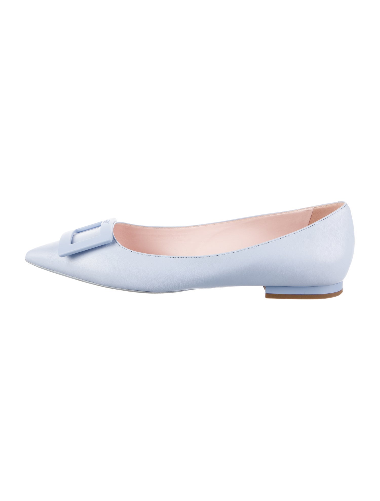 Roger Vivier Leather Ballet Flats
