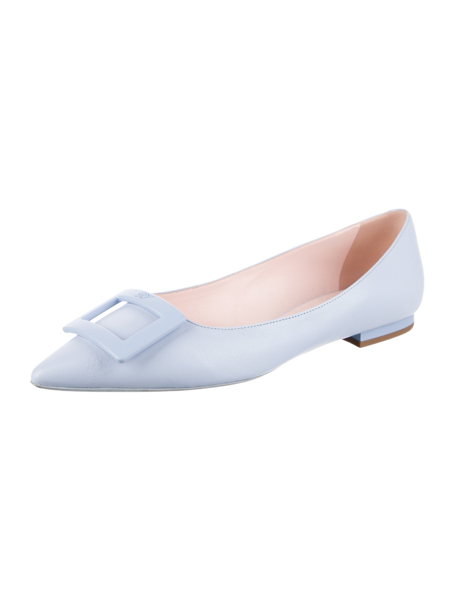 Roger Vivier Leather Ballet Flats