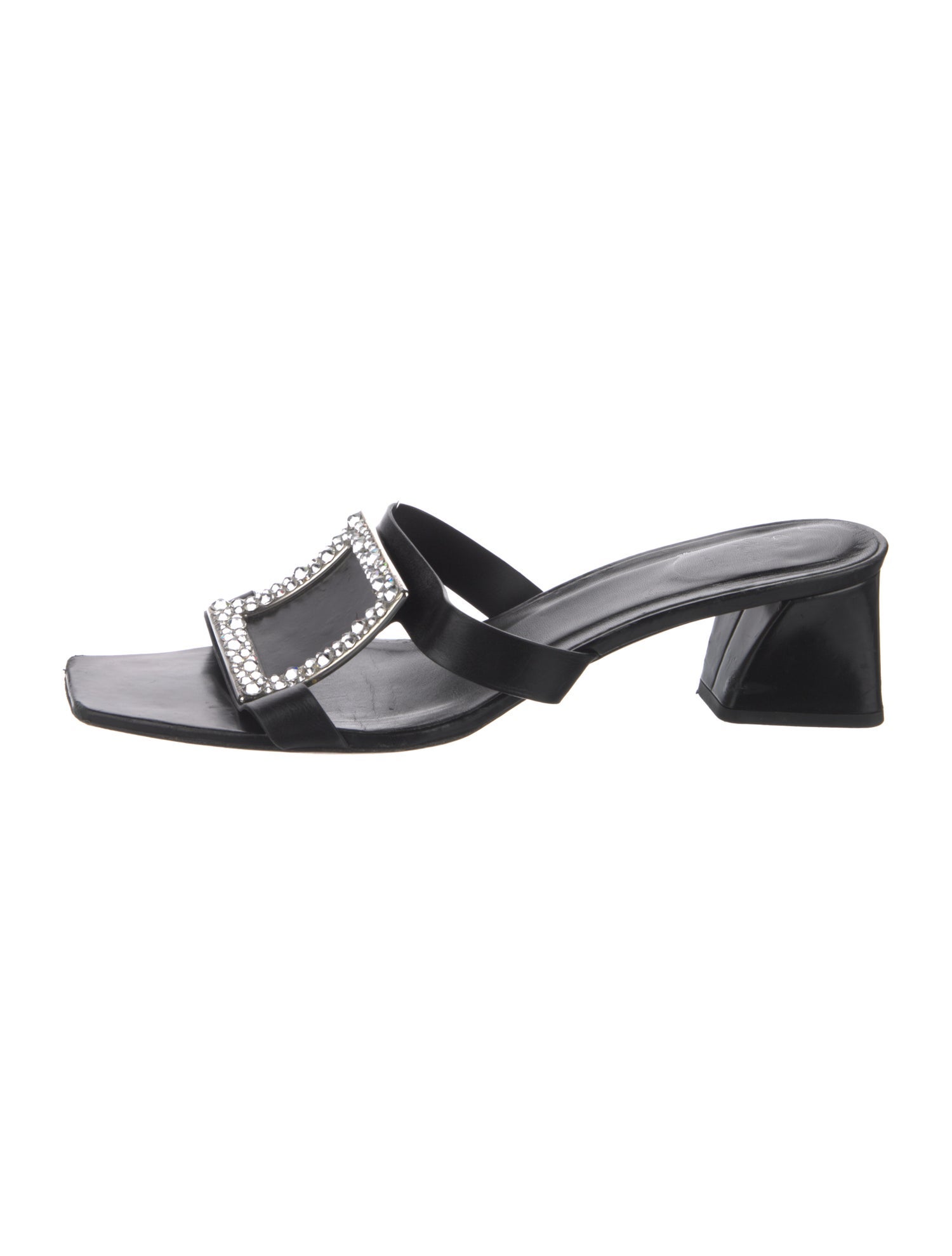 Roger Vivier Leather Slides