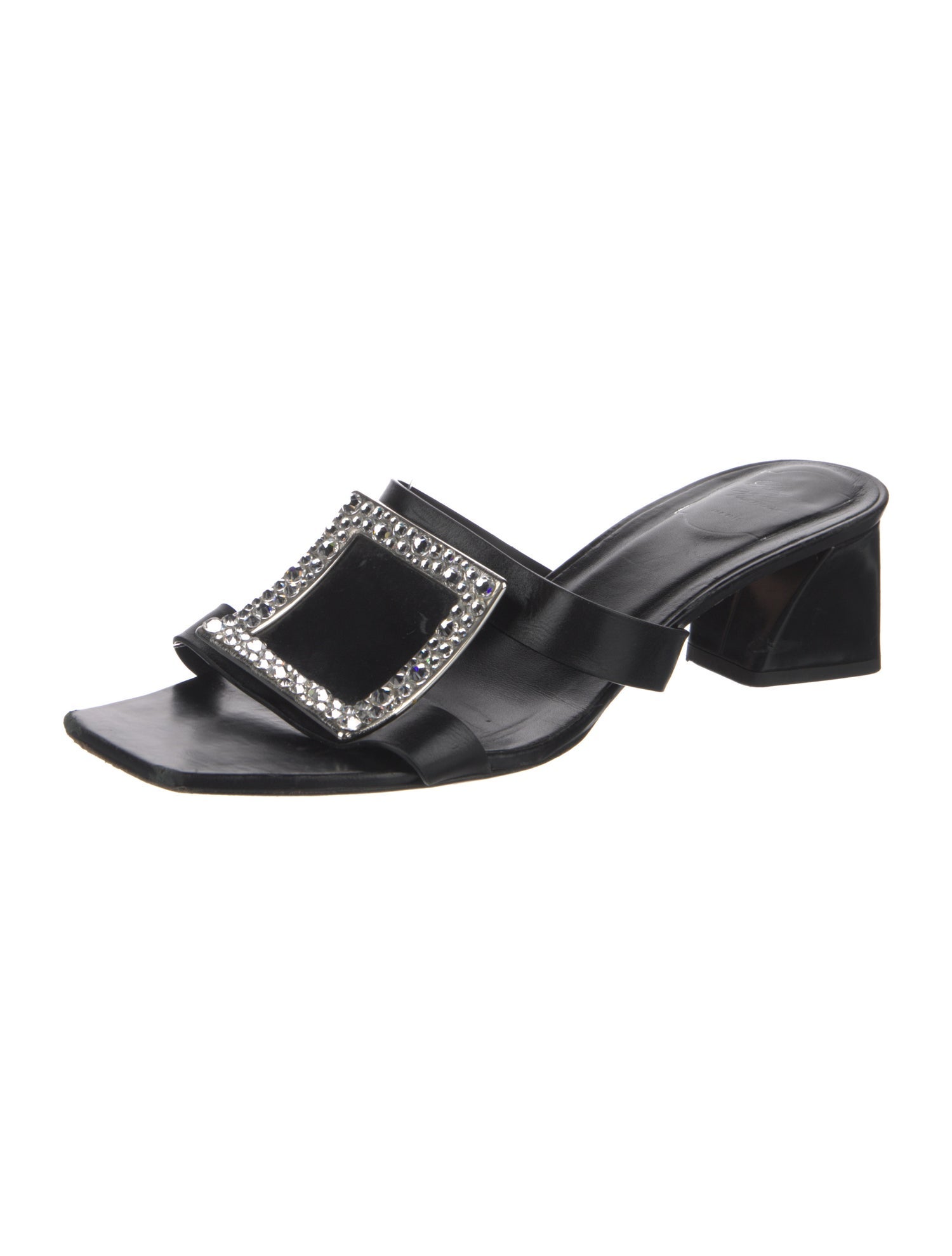 Roger Vivier Leather Slides