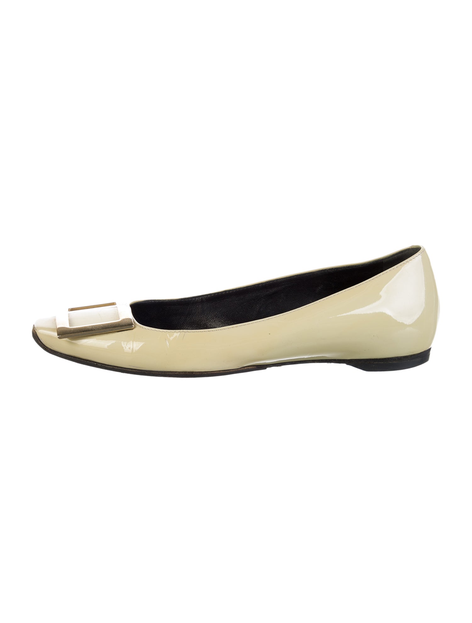 Roger Vivier Patent Leather Ballet Flats