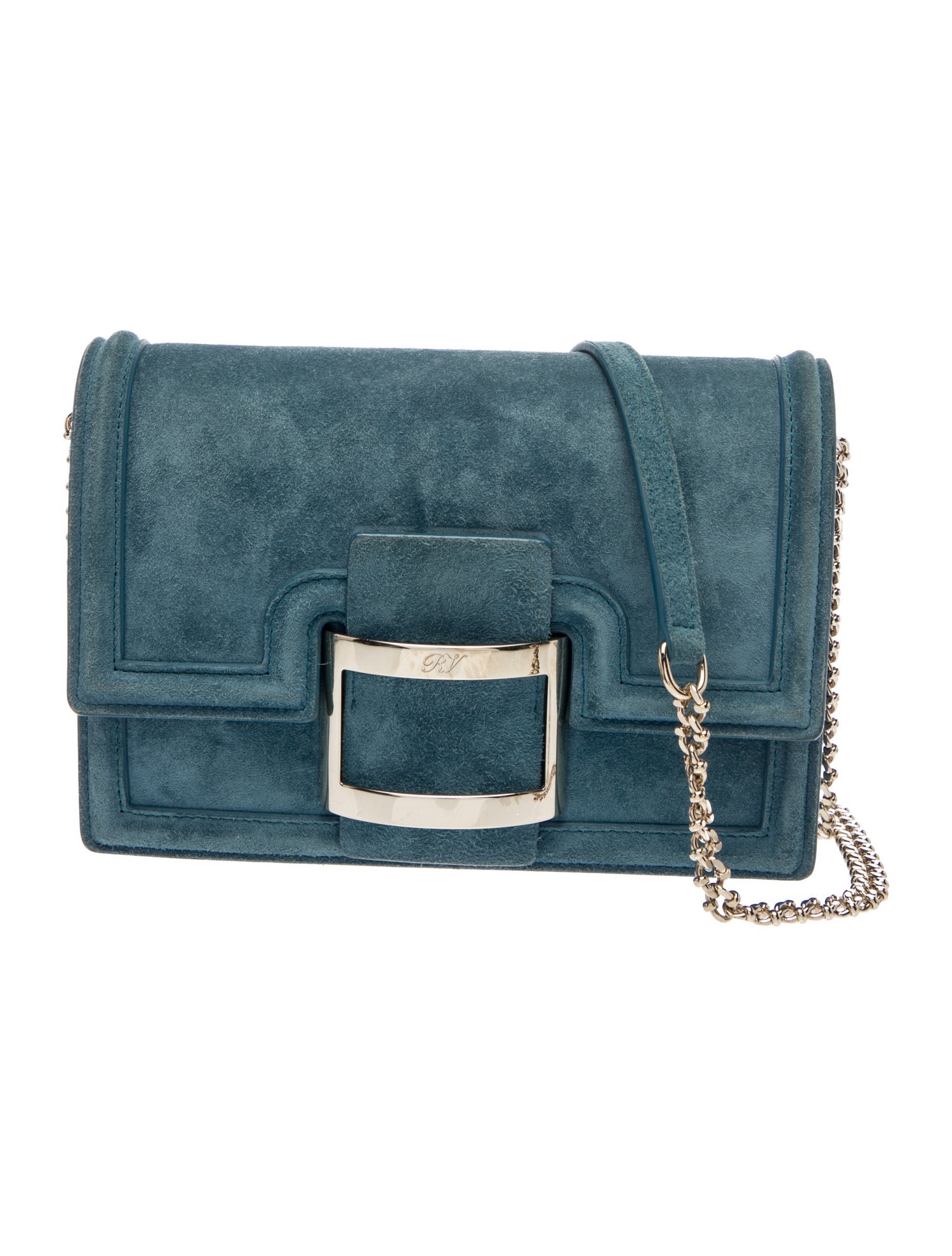 Roger Vivier Suede Clutch