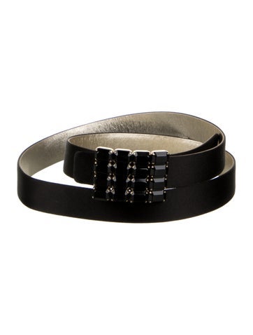 Pre-owned Roger Vivier Skinny Suede Belt