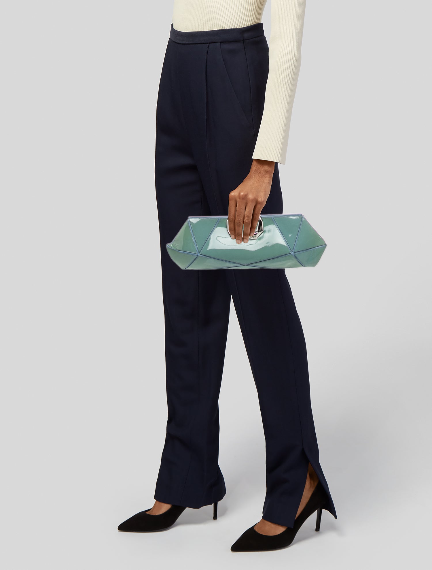 Roger Vivier Patent Leather Clutch