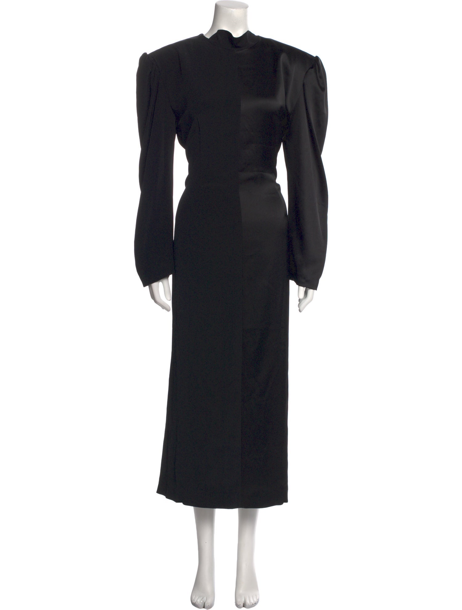 Rowen Rose Mock Neck Long Dress