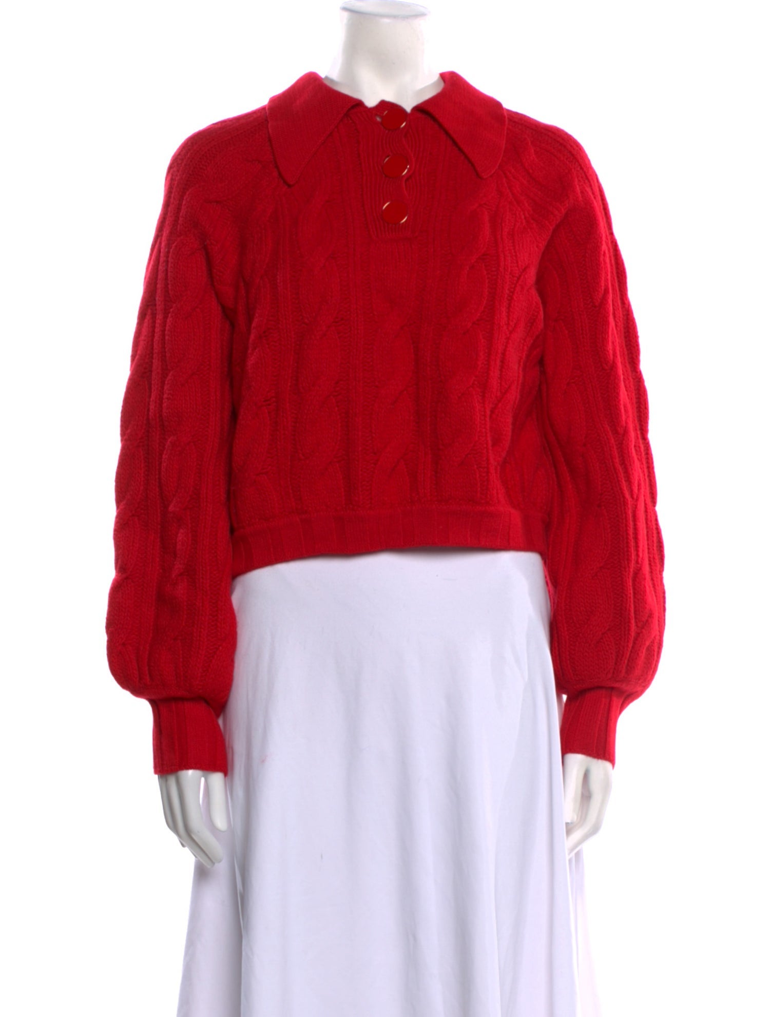 Rowen Rose Wool Crew Neck Sweater